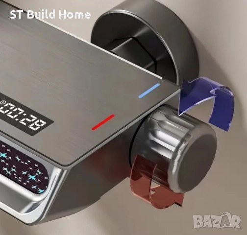 Луксозен Душ "Пиано Клавишна" с Атмосферна Светлина и Дигитален Дисплей, снимка 6 - Душове - 51570465