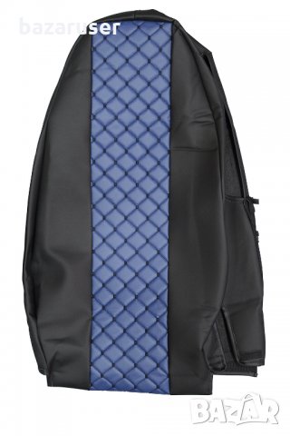 Кожена Тапицерия VolvoTrucks SS /черно със синьо, снимка 4 - Аксесоари и консумативи - 33024309