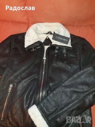 Зимно яке от Естествена кожа , снимка 2 - Якета - 38865369