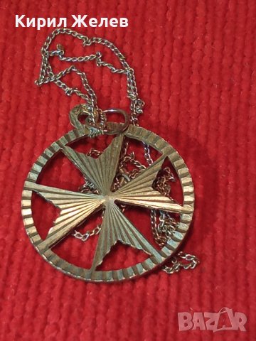 СРЕБЪРЕН МАЛТИЙСКИ КРЪСТ с ВЕРИЖКА - СРЕБРО 925 СРЕБЪРНО КОЛИЕ МЕДАЛЬОН ПЕНДАНТ 25139, снимка 13 - Колиета, медальони, синджири - 35769779
