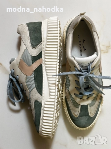 Спортни зелени дамски обувки VOILE BLANCHE, снимка 6 - Маратонки - 52495586