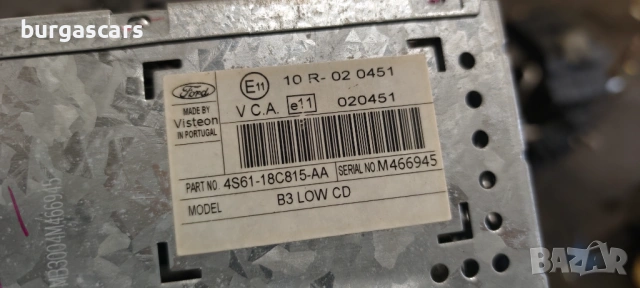 CD радио 4S61-18C815-AA Ford Fusion , снимка 2 - Части - 53393884