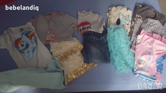 Много летни дрехи за момиче 122-128, снимка 1 - Детски комплекти - 33421550