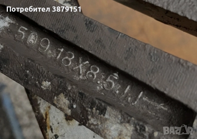 Оригинални джанти BMW style M167 R18 (e60,е39,e90 и др.), снимка 5 - Гуми и джанти - 52664048