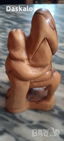 Продавам дървена статуетка пластика, снимка 5 - Статуетки - 32626907