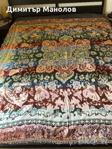 Копринена покривка за легло, снимка 1