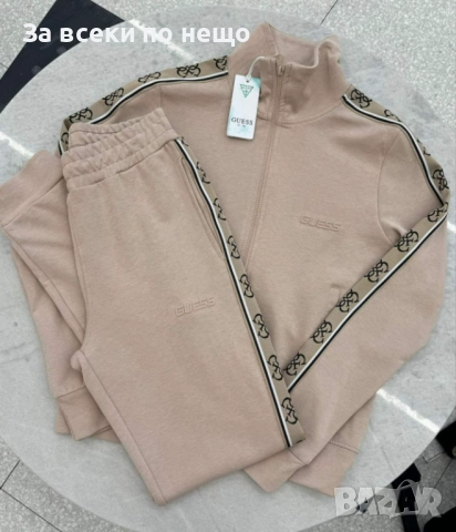 Guess Дамски Спортен Комплект Тениска И Долнище Гес - Налични Различни Цветове Код A917, снимка 4 - Спортни екипи - 51740093