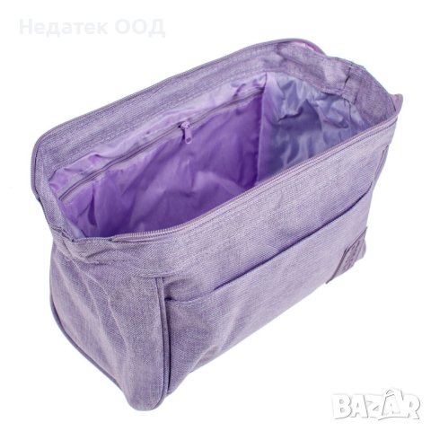 Несесер, лилав, 25x12x19.5см, снимка 2 - Чанти - 43572072