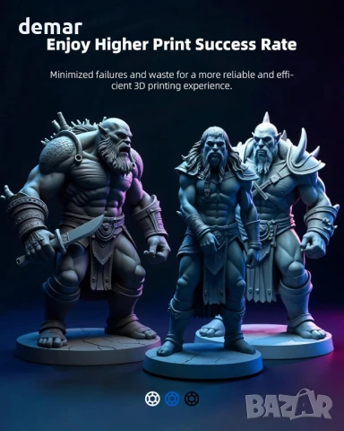 Inslogic 3D принтерна смола, Standard Plus,бързо втвърдяваща се 3D смола,395 до 405nm UV,1 кг, снимка 7 - Консумативи за принтери - 50586132