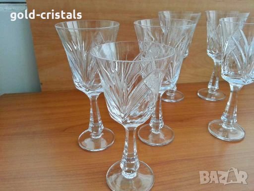 кристални чаши , снимка 7 - Антикварни и старинни предмети - 28429180
