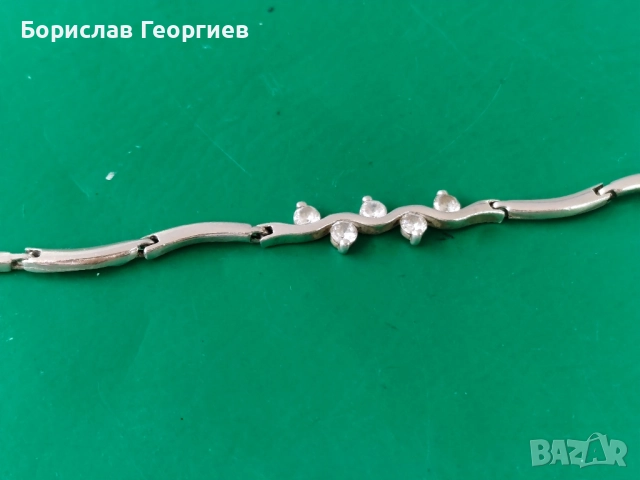 Сребърна гривна 925, снимка 3 - Гривни - 51820280