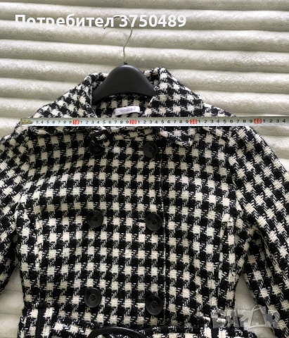 Елегантно късо палто/манто, снимка 2 - Якета - 53483622