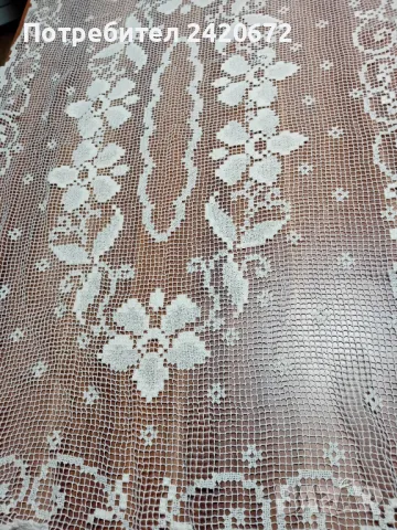 плетена покривка, снимка 1