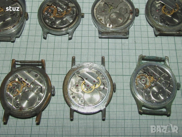 Съветски часовници Победа, ЗИМ, Спортивние за части, лот 11 бр. , снимка 8 - Антикварни и старинни предмети - 53579171