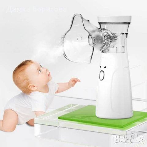 Тих преносим небулизатор Mesh ANK - N3– бърза инхалация у дома и в движение, снимка 3 - Други - 53406250