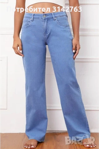Нови дънки прав широк крачол. XL/XXL, снимка 7 - Дънки - 49491741