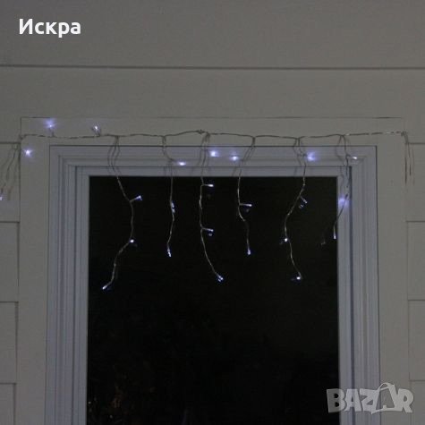 Коледна LED светлинна завеса, снимка 3 - Декорация за дома - 42951077