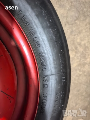 Патерица 4х100 R15 Continental, снимка 3 - Гуми и джанти - 52025907