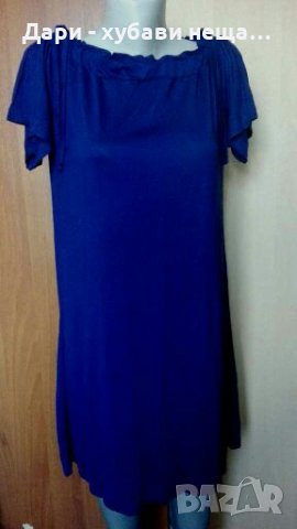 Тъмно синя рокля на „Be You”👗🌹S,M,L👗🌹арт.1125, снимка 1 - Рокли - 33310430