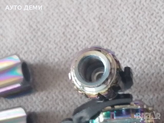 Авиационен дебел алуминии капачки за вентили гранати и ракети за гуми на кола автомобил мотор колело, снимка 5 - Аксесоари и консумативи - 38150619