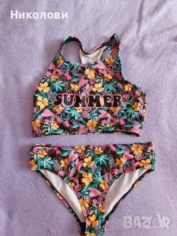 Детски бански, две части, размер 146, Primark