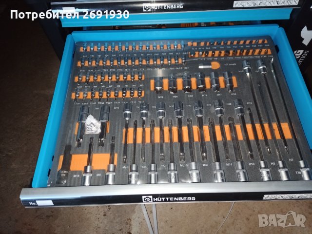 Tool cabinet / Оригинален немски шкаф инструменти, снимка 9 - Ключове - 40830019