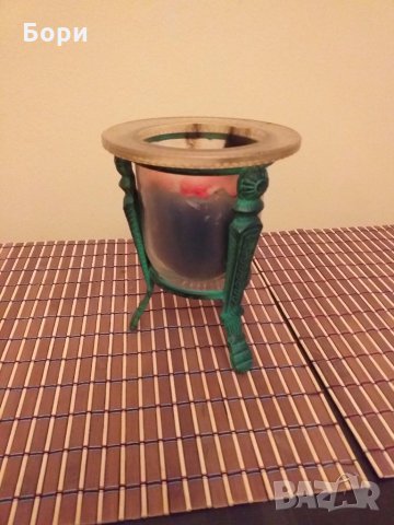 Италиански меден свещник, снимка 7 - Антикварни и старинни предмети - 27186376