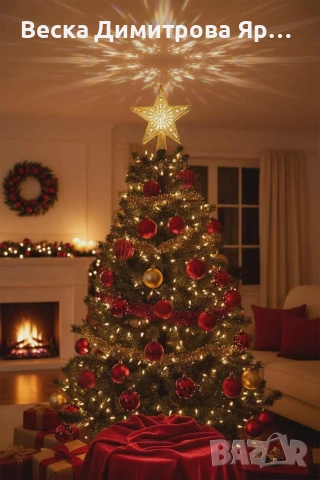 3D прожектор за Елха 6 Визии - Звезда ТОП ПРОДУКТ ЗА 2025, снимка 2 - Декорация за дома - 52646853