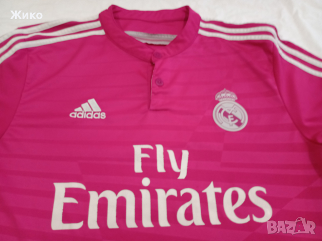 Реал Мадрид 2014/15 оригинална гост футболна тениска ADIDAS фланелка за футбол, снимка 2 - Футбол - 44919739