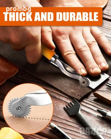 кожарско колело, колелца за маркиране на шев, 2 мм; 2,5 мм; 4 мм, снимка 5 - Други инструменти - 24954250