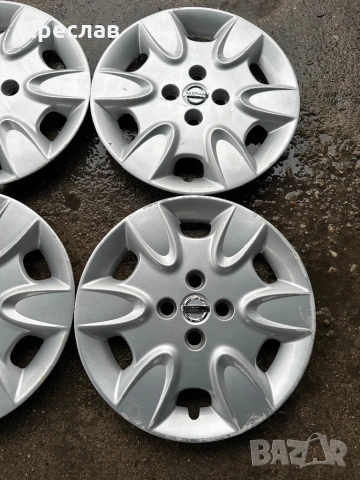 4 броя оригинални тасове за Nissan Micra 15, снимка 3 - Аксесоари и консумативи - 53408233