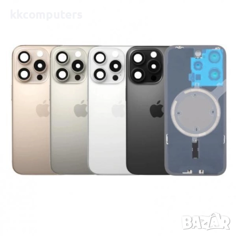 Капак батерия / Задно стъкло Оборудван с лентов кабел безконтактно зареждане за iPhone 16 Pro 6.3/ Г