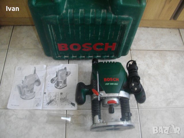BOSCH POF 1300 ACE 1300 Вата ф8мм Оберфреза Голяма Бош ОТЛИЧНА Ход 50мм С Куфар, снимка 12 - Други инструменти - 40146608