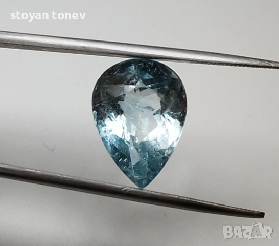 Аквамарин с форма капка и светло син цвят 8.40! Нов!, снимка 5 - Други - 51648495