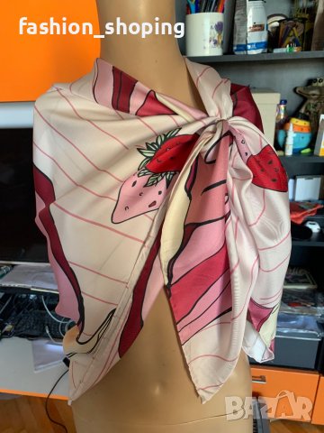 Голям копринен шал ( десен женски лица), снимка 11 - Шалове - 40223699