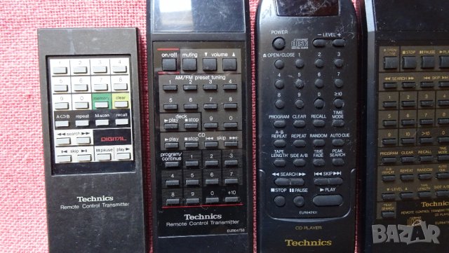 TECHNICS -дистанционни, снимка 9 - Аудиосистеми - 28712211