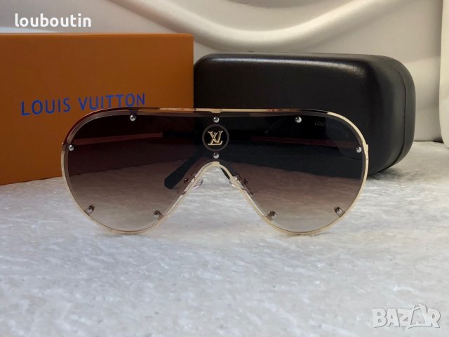 Louis Vuitton 2023 висок клас мъжки слънчеви очила маска, снимка 4 - Слънчеви и диоптрични очила - 39000147