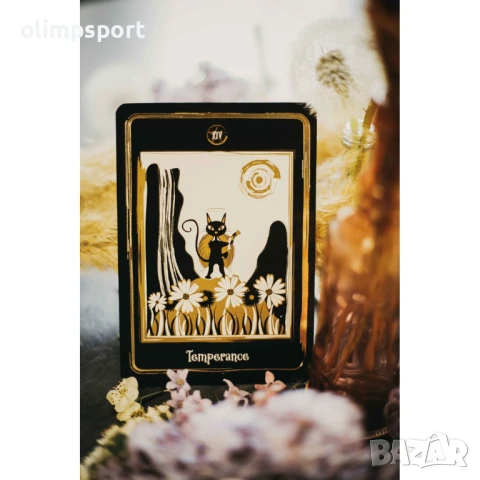 Карти Таро AGM Golden Black Cat , снимка 2 - Карти за игра - 51342711