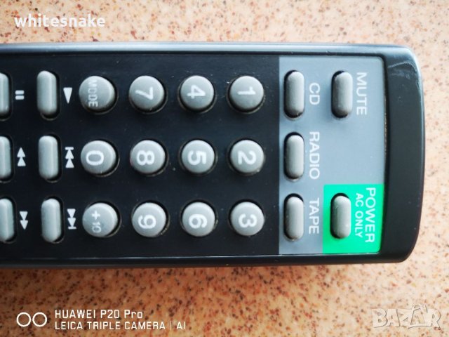 Sony RMT-C555 remote control for audio system , снимка 2 - Аудиосистеми - 32662226