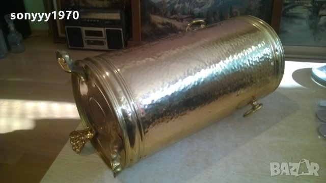 поставка за чадъри 42х23см-мед/месинг-внос швеицария, снимка 5 - Колекции - 27490237