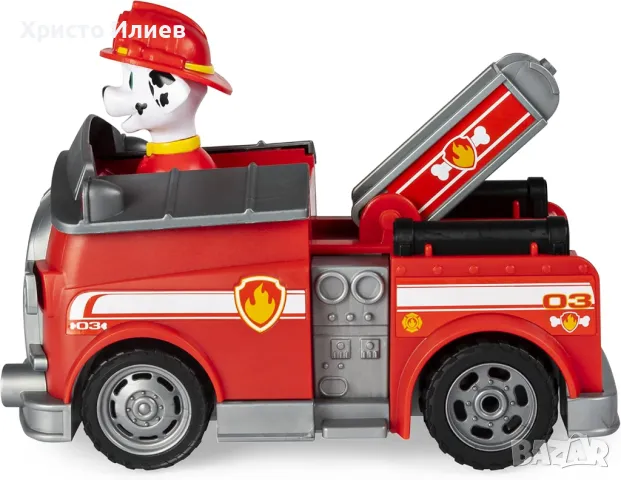 Кола с дистанционно PAW PATROL Пожарна кола на МАРШАЛ Spin Master, снимка 2 - Коли, камиони, мотори, писти - 47586696