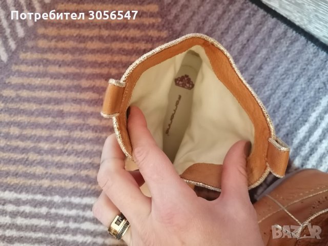 Боти Fornarina естествена кожа, снимка 5 - Дамски боти - 34599904