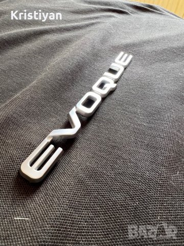 Емблема за Range Rover Evoque, снимка 3 - Аксесоари и консумативи - 37104631