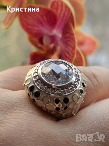 Марков регулируем сребърен пръстен, снимка 2 - Пръстени - 52913542