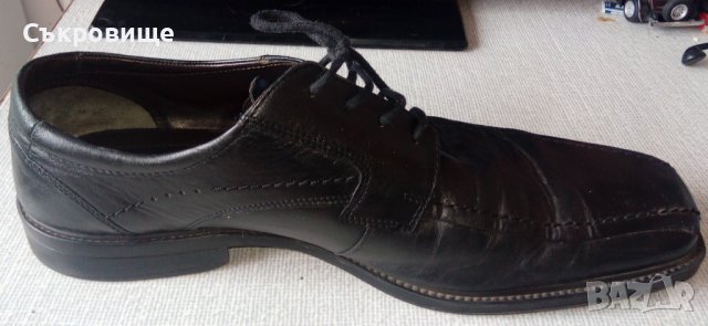 Официални мъжки кожени обувки Clarks Cushion Cell, снимка 8 - Официални обувки - 37220073