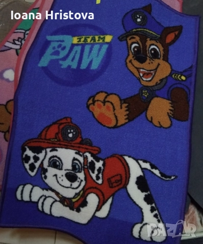 Детско килимче, Paw Patrol 50 x 75 cm, снимка 3 - Други - 52650938