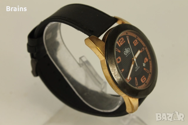 ELITE Мъжки Кварцов Часовник Розово Злато, снимка 6 - Мъжки - 51773096