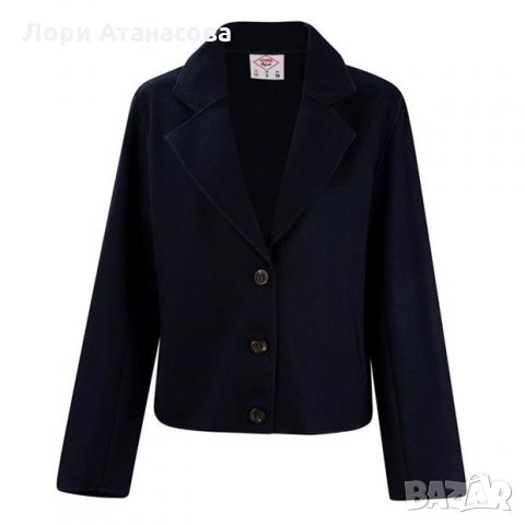 Дамско спортно-елегантно късо сако*палто  Wool Blend Jacket Ladies, снимка 9 - Якета - 27717521