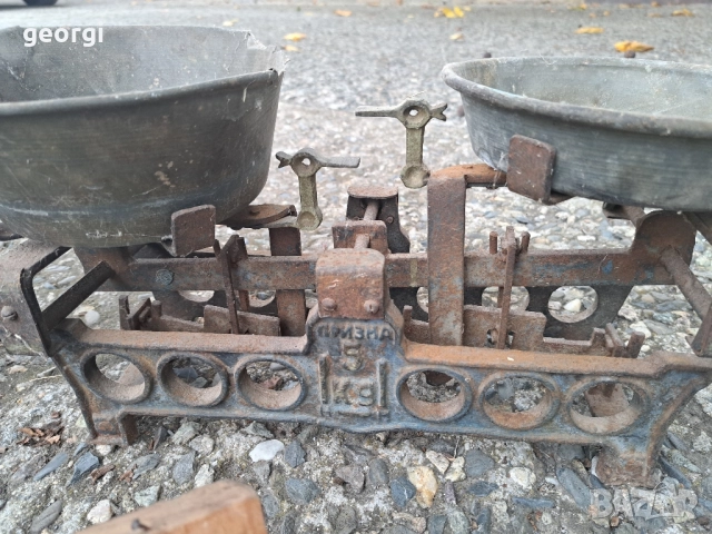 стари кантари с теглилки антика, снимка 2 - Антикварни и старинни предмети - 51916681