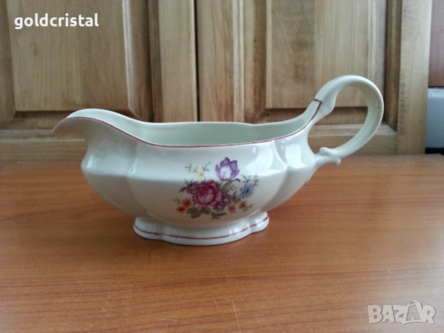 Стар български порцелан сосиера, снимка 2 - Антикварни и старинни предмети - 36615124